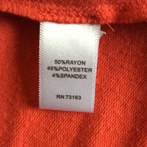 Cable & Gauge orange red knit hooded jacket - Picture 11 of 14